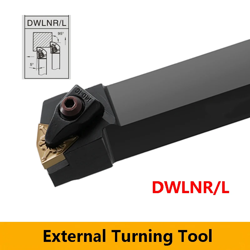 LIHAOPING External Turning Tool Lathe Cutter DWLNR DWLNL DWLNR1616H08 DWLNR2020K08 DWLNR2525M08 Machine Metal Holder WNMG Insert