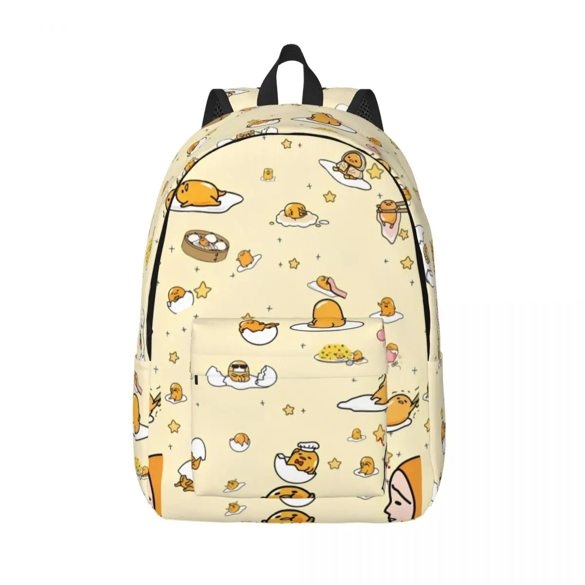 

Lazy Egg Gudetama для подростков, школьная сумка для книг, милый холщовый рюкзак с героями мультфильмов, рюкзак для путешествий среднего и старшего колледжа