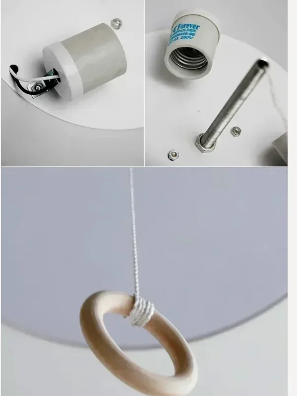 hot pot shop Nordic creative restaurant office chandelier study children's room personality makaron pull switch Chandelier