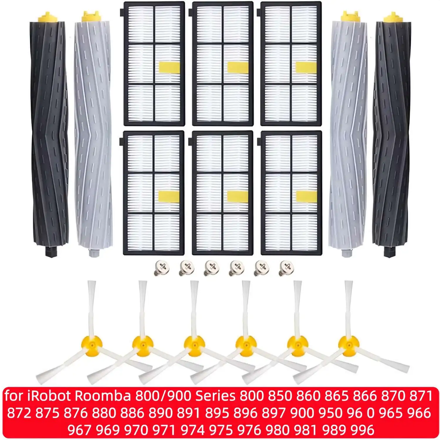 Pièces de rechange pour iRobot Roomba série 800/900 800 850 860 865 866 870 880 886 890 900 950 960 965 966 967 970 980 966, accessoires
