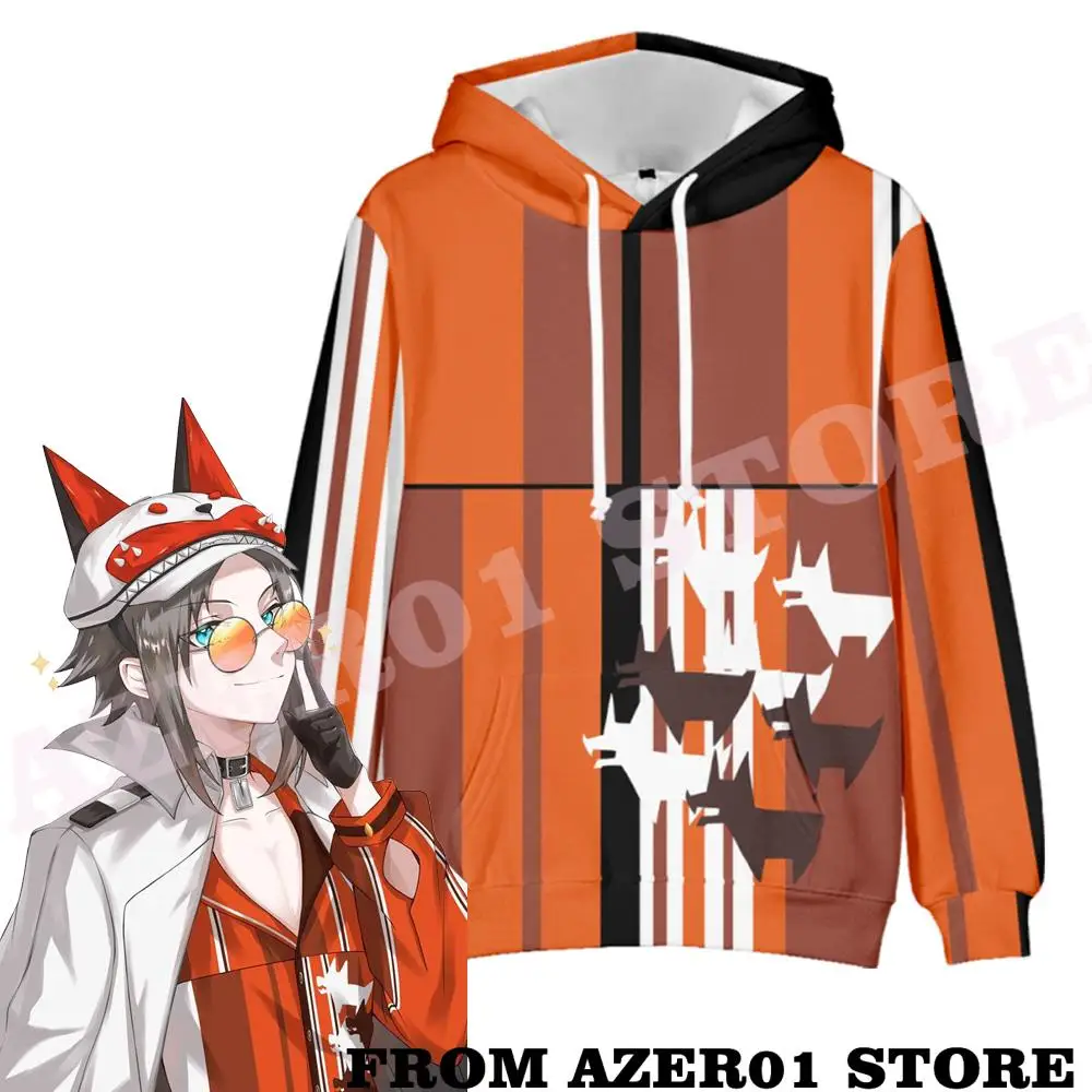 

HOLOLIVE Vtuber Mysta Rias Merch Hoodie MystaRias Winter Suit Hoodies Sportswear Hooded Cosplay Women/Men The Hooded