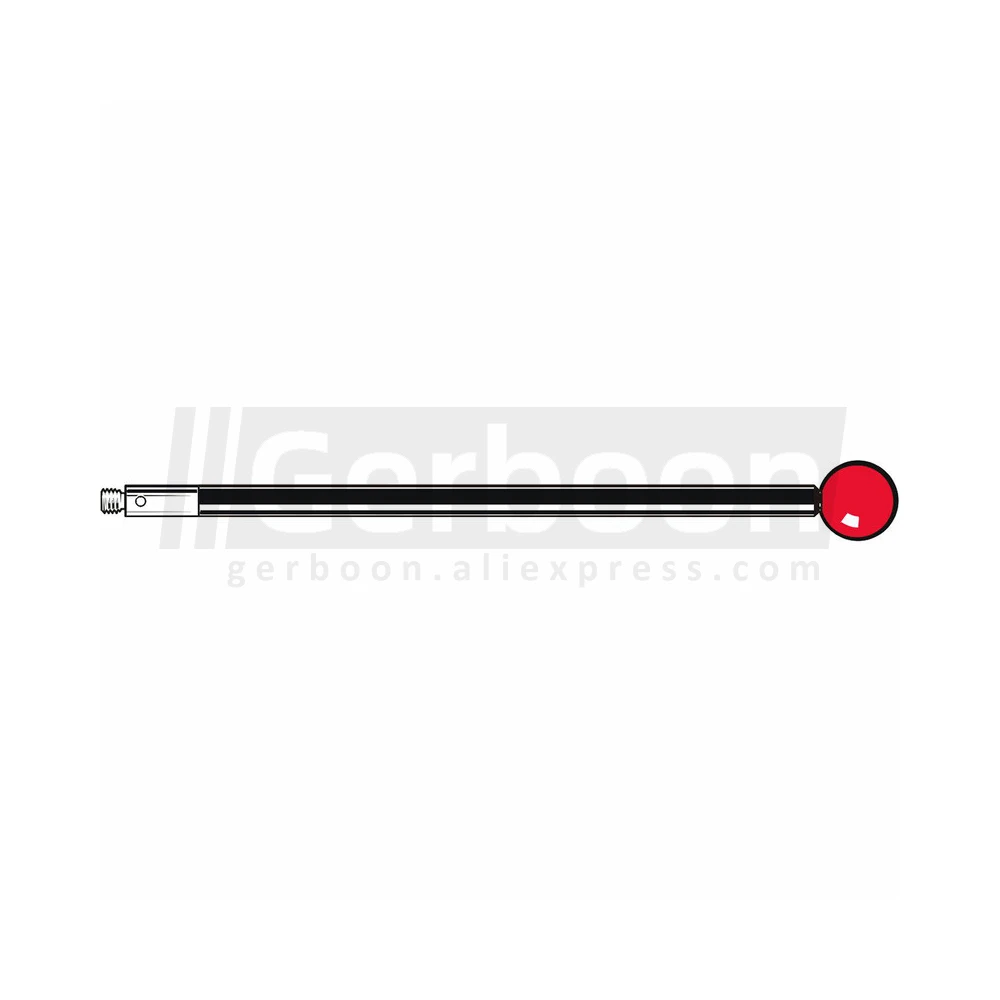 

Renishaw A-5003-7056 M3 Ø10 mm ruby ball CMM Touch Probe Stylus, carbon fibre stem, L 100 mm