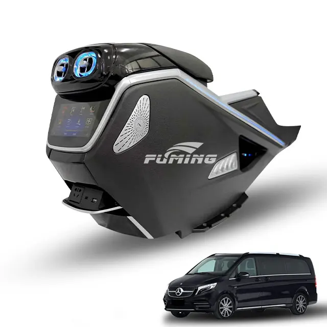 

For Mercedes Benz Vito V300 Front ABS Armrest Refrigerator Compressors Cup Holder & Storage Box for Cooling Convenience