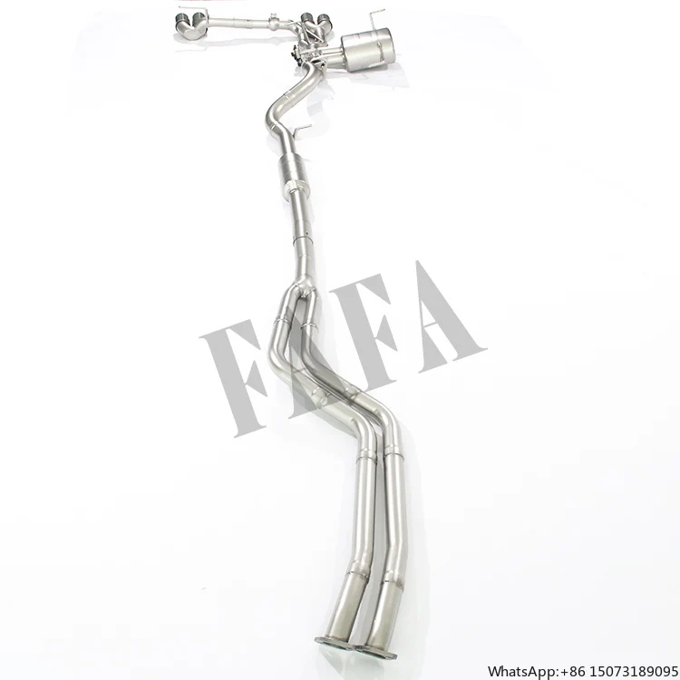 

For 325i E92 3.0 Stainless Steel Exhaust System Middle and Rear Section High Performance Catback Valve Exhaust Pipe Muffler