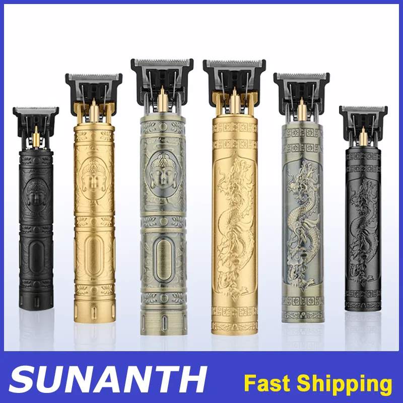 

T9 Electric Hair Clipper /Nose Hair Trimmer,USB Rechargeable Men Precision Barber Machine Lightweight 0mm Cordless Beard Trimmer