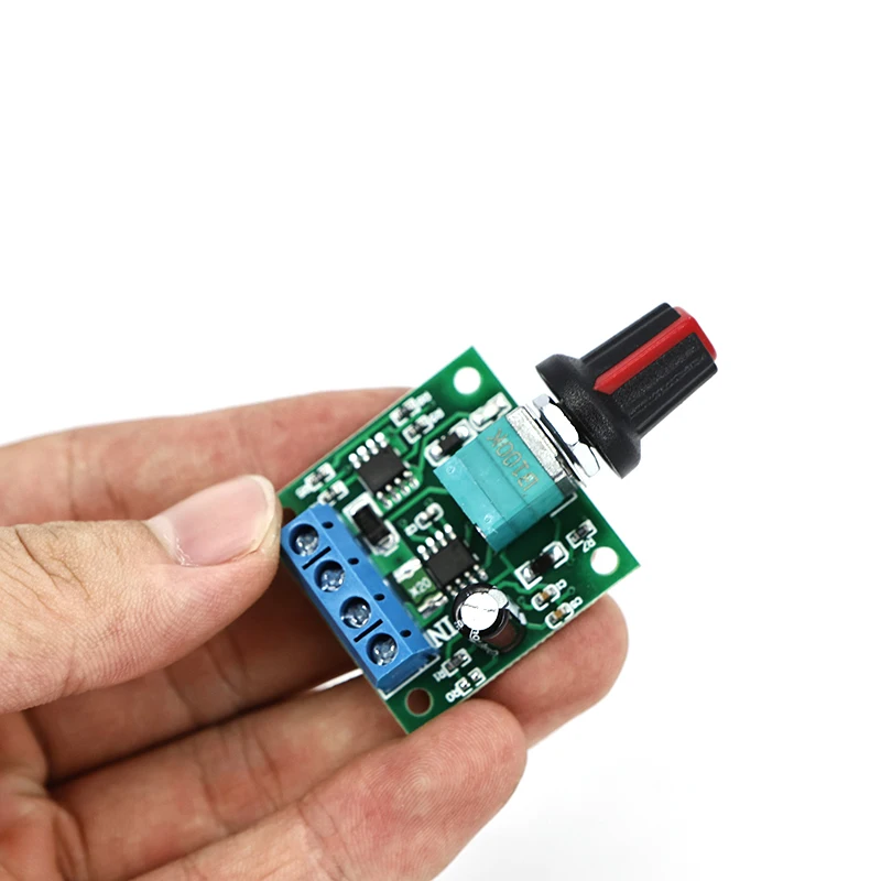 DC 2A 1.8V 3V 5V 6V 12V 30W PWM Motor Speed Controller Low Voltage Motor Speed Controller 2000ma Adjustable Drive Module S24