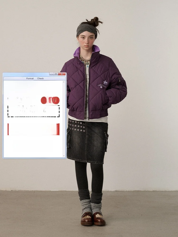 

Зимняя короткая хлопковая куртка женская, стильная, с эстетичным дизайном, удобная для повседневной носки, с длинными рукавами, на молнии, цветная