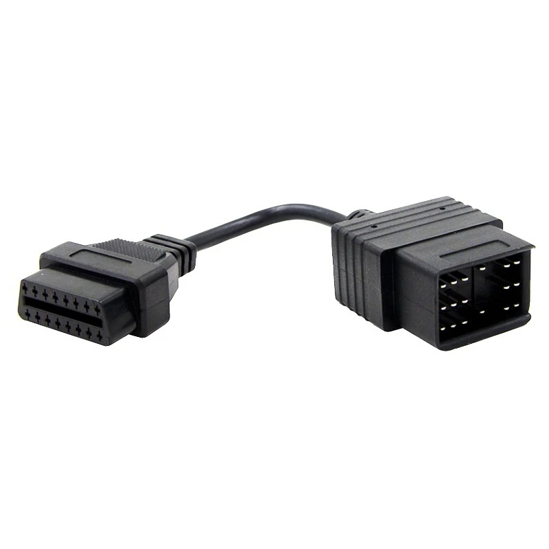 Carro obd ii cabo para toyota 17pin para 16pin obd 2 fêmea conector de diagnóstico para toyota 17 pinos obdii