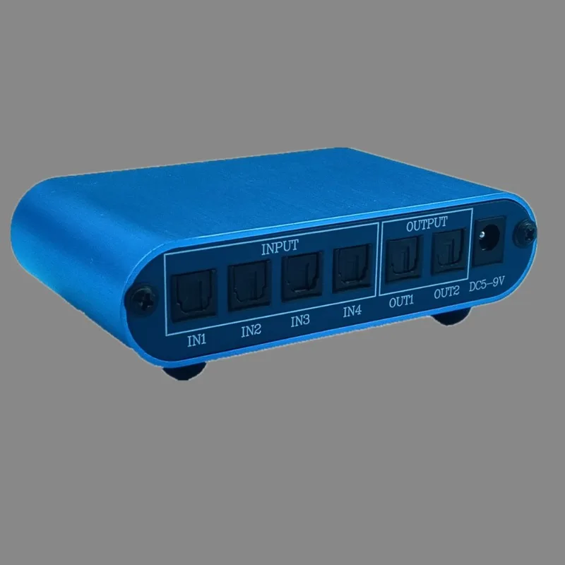 2025 High-End MUSYSHOW 4-Input 2-Output High-Fidelity Multi-Channel Fiber Optic Switch Selector Fiber Optic Signal Shaping