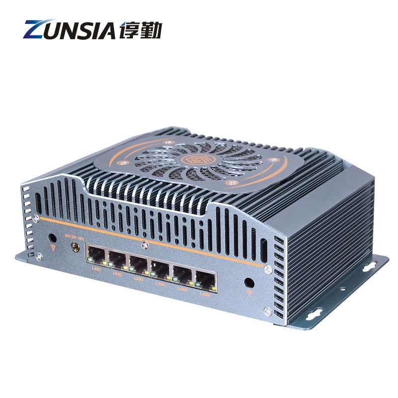 AI EDGE Computing Box IoT Gateway 12th 13th 14th Gen Core I7 I5 Ultra 155H 125U 6 Lan Industrial Router Pfsense Firewall Mini PC