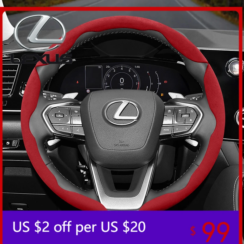 

Interior Mouldings Suitable For Lexus Steering Wheel Covers: ES200, RX300, NX200, CT200h, UX260L, LS500. Fleece-covered Pickup T