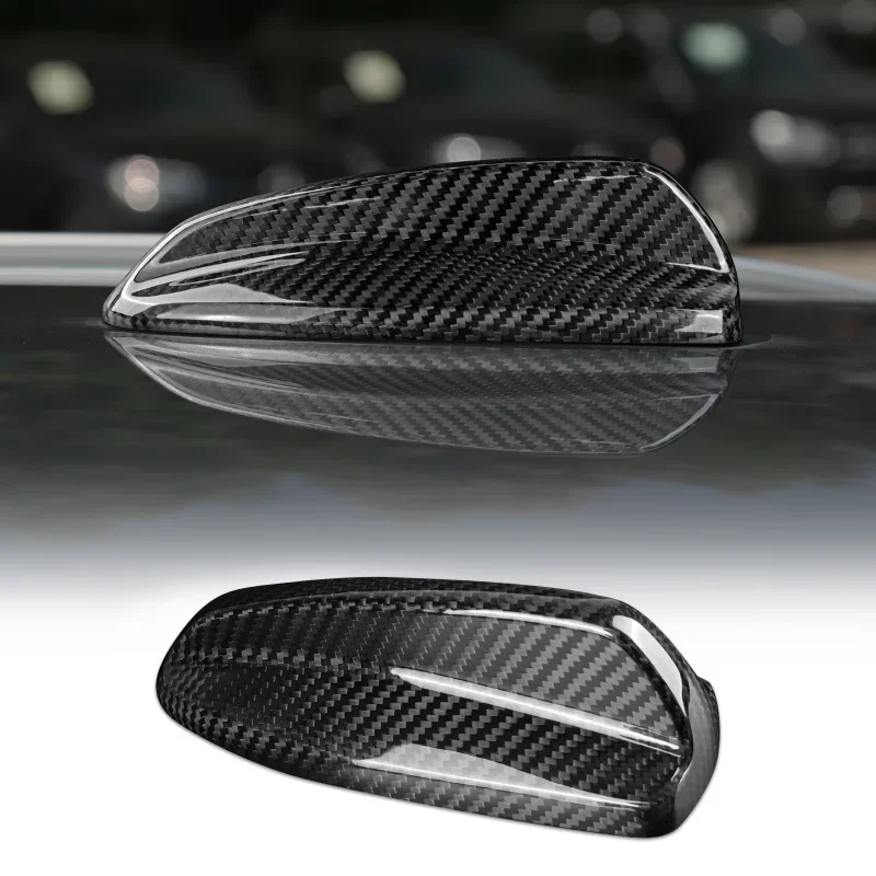 

For Volvo XC60 XC90 S90 V90 V60 XC40 Real Dry Carbon Fiber Shark Fin Antenna Cover Decoration Styling modification Accessories