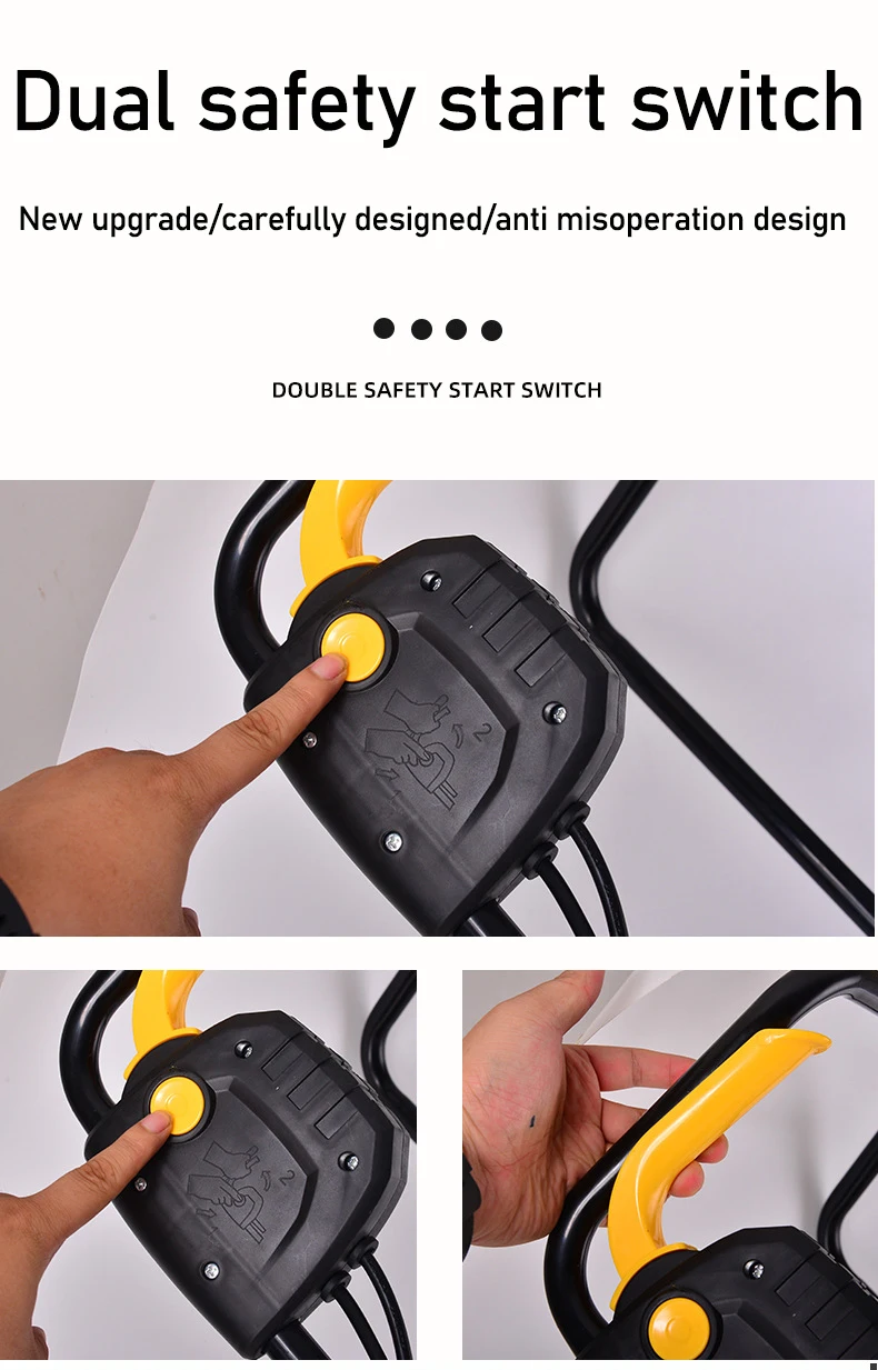Electric lawn mower 220V weeding machine, high-power weeding machine, manual push household lawn mower image 3
