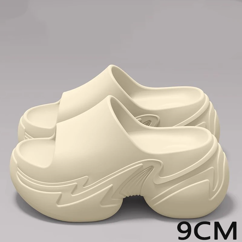 Comfort EVA Chunky Platform Lightweight Slippers Women Soft Thick Bottom Non Slip Beach Slippers Woman Height Increase Sandals image 2