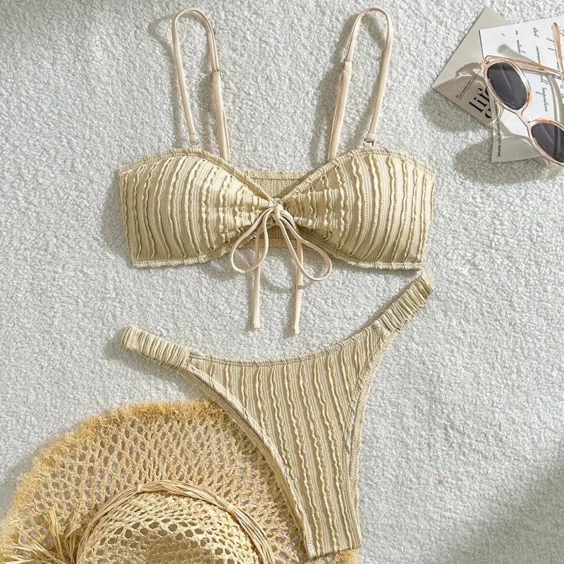 أسود مثير البيكينيات الإناث المايوه ملابس السباحة النسائية رفع ملابس سباحة حريمي لباس سباحة البرازيلي مجموعة البكيني بحر بركة السباح