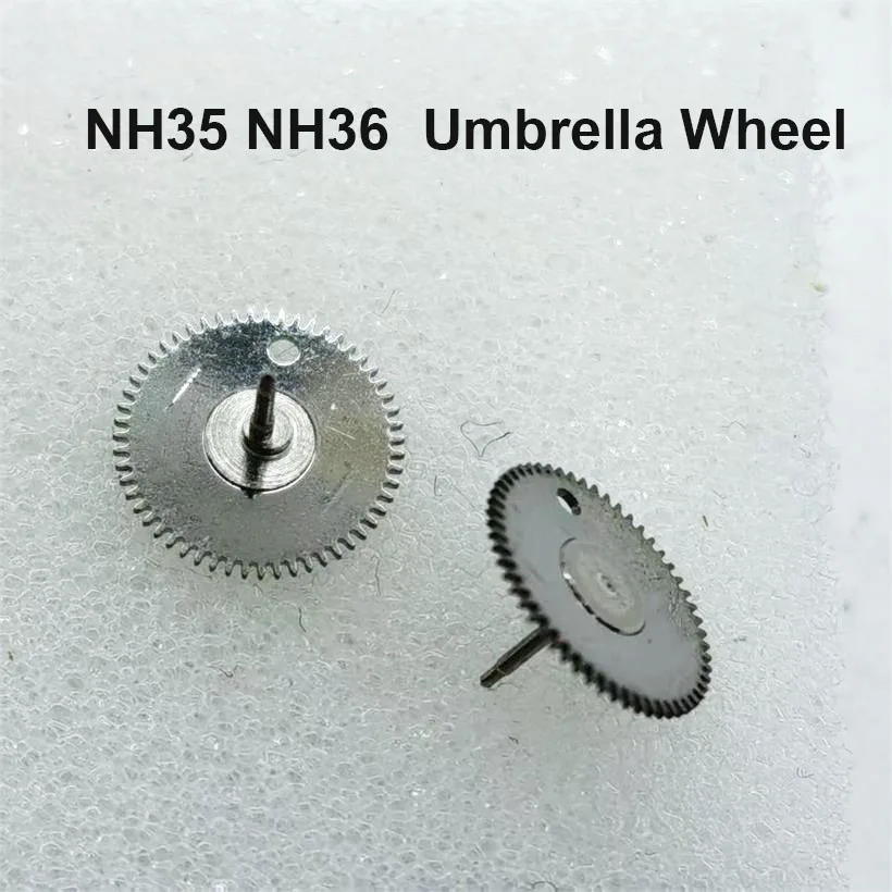 

Аксессуары для часовых механизмов подходят для оригинальных NH35 NH36, автоматические механические детали для ремонта колес зонтика