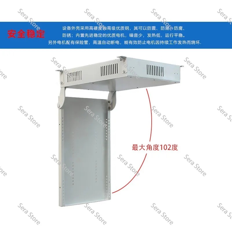 32-84 Inch LCD TV Ceiling Flip Device Hidden Inversion Lift Electric Hanger Hanger