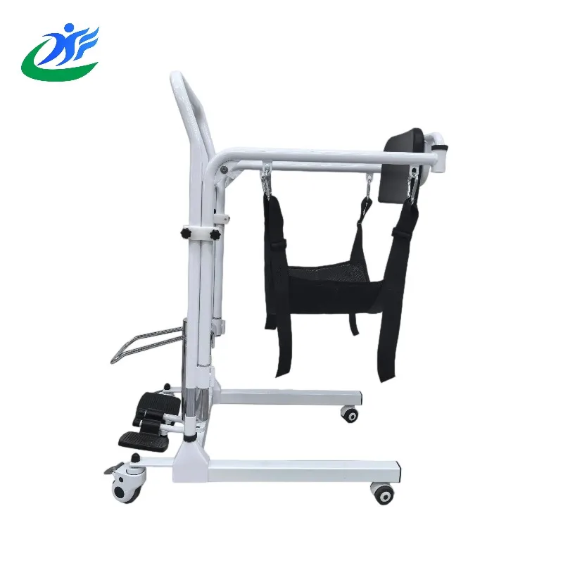 AIROW Hydraulic Portable Transfer Commode Wheelchair Elderly Mobility Assistance