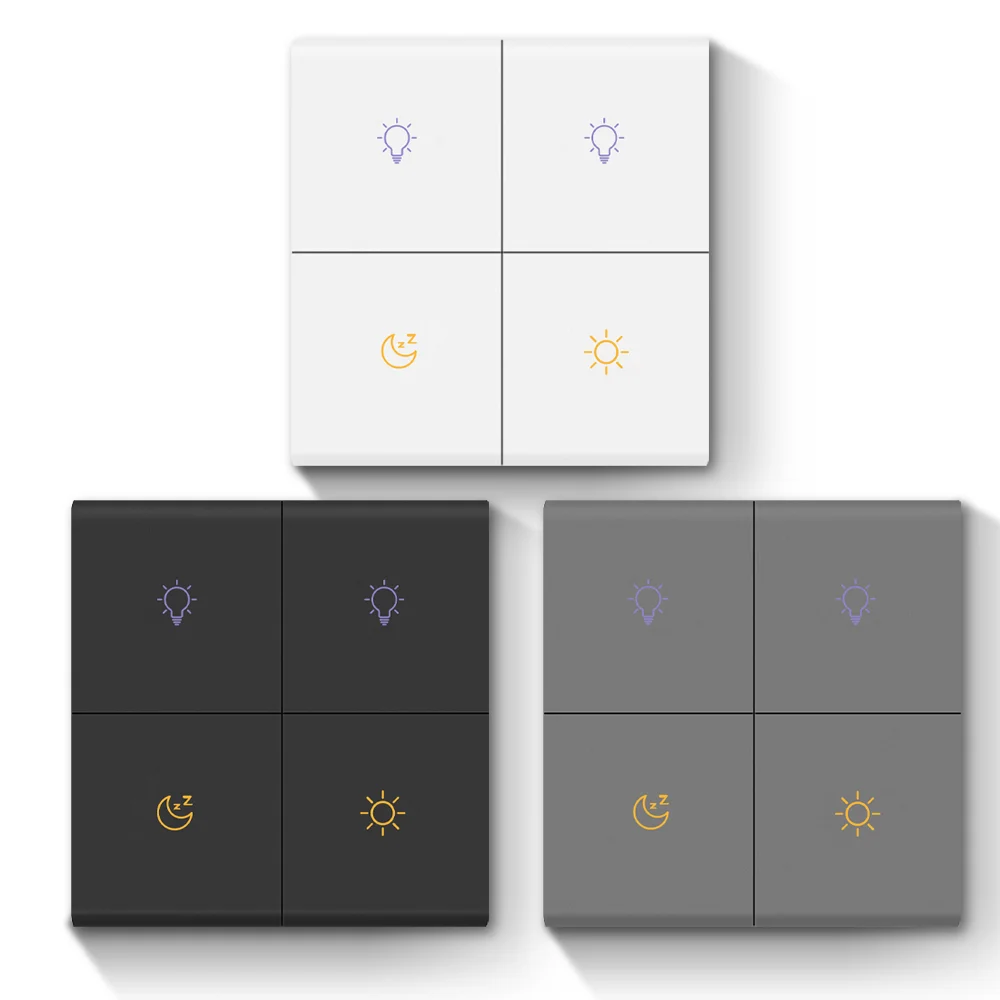 golden-security-1-8-gang-smart-wall-switch-zigbee-scene-switch-for-tu-ya-smart-life-app-sk-in-friendly-250v-max-voltage-16a-max