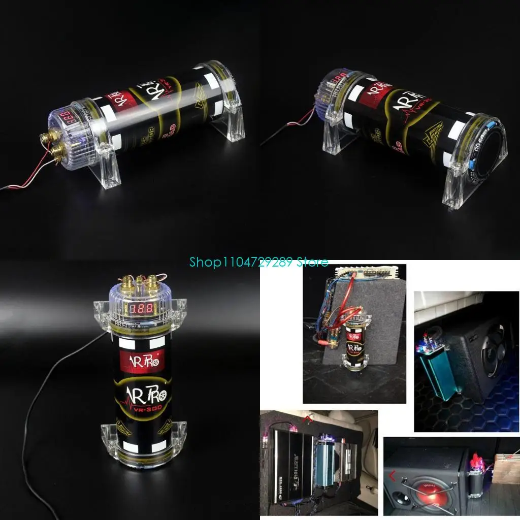 

D8KE Amplificador 3,0 Автомобильный конденсатор напряжения 12 В Гибридный цифровой аудио конденсаторный усилитель мощности для