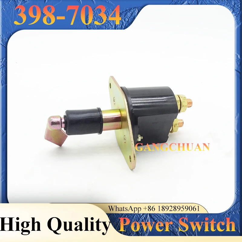 

High Quality Battery Main Power Switch 398-7034 3987034 VOE3987034 for Excavator EC210 EC240 EC290 EC360