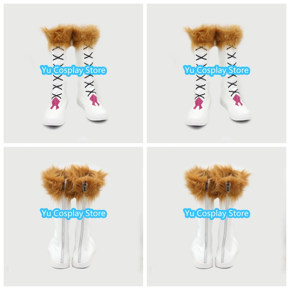 

Twisted Wonderland Epel Felmier Red Riding Hood Role Playing Shoes Anime Games Costume Props Custom Men and Women