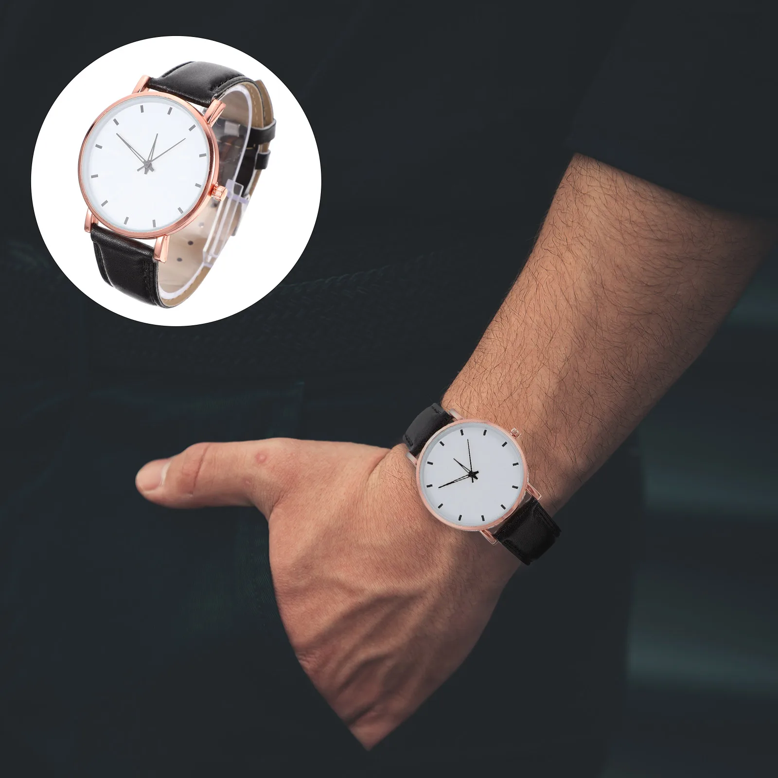 

Quartz Watch Thin Wrist Man Mens Watches Male Wristwatch Business for