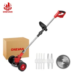 2500W Electric Lawn Mower Cordless Grass Trimmer Length Adjustable Grass Cutter Garden Power Tool For Makita 18V Battery Pin