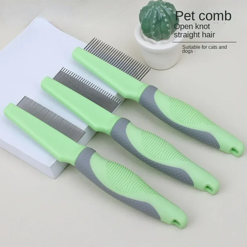 Pet Comb Dense Gear Open Knot Comb Cat Hair Removal Hair Removal Comb Dog Beauty Flea Removal Needle Comb