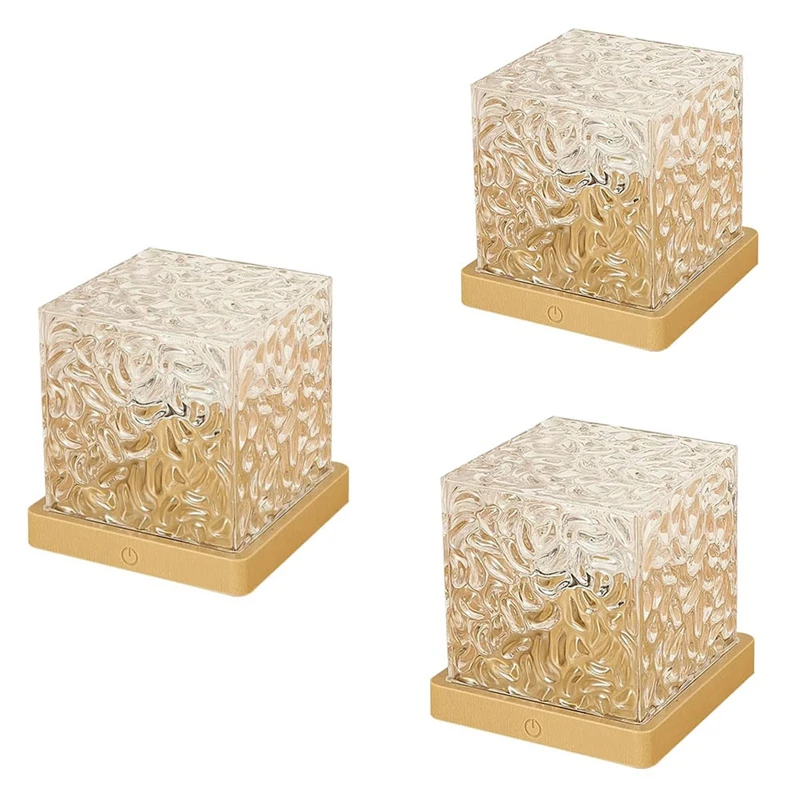 Imagem -02 - Wave Cube Lamp para o Quarto Projetor Ocean Wave Water Wave Effect Lights 16 Cores