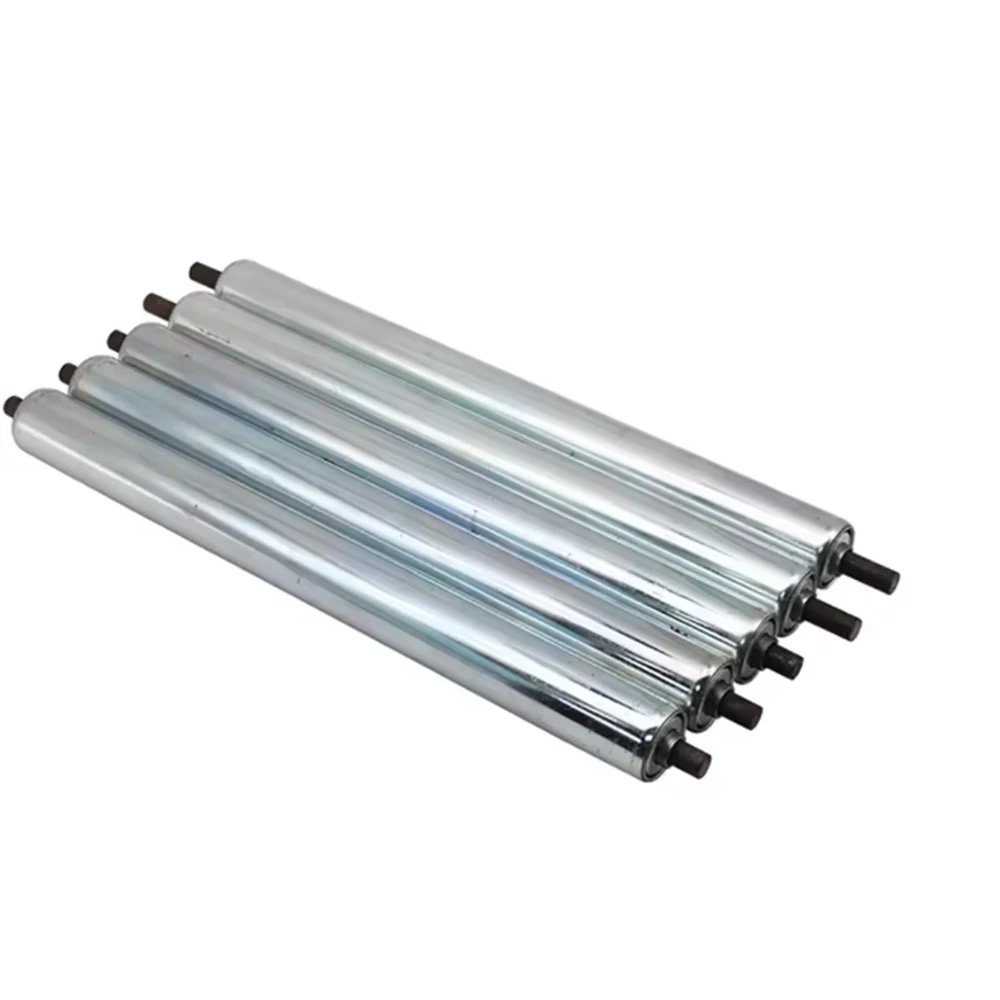 1Pcs Dia 25mm 38mm 50mm 60mm Galvanized Gravity Roller Conveyor Total Length 150 200 250 300 350 400 450 500mm