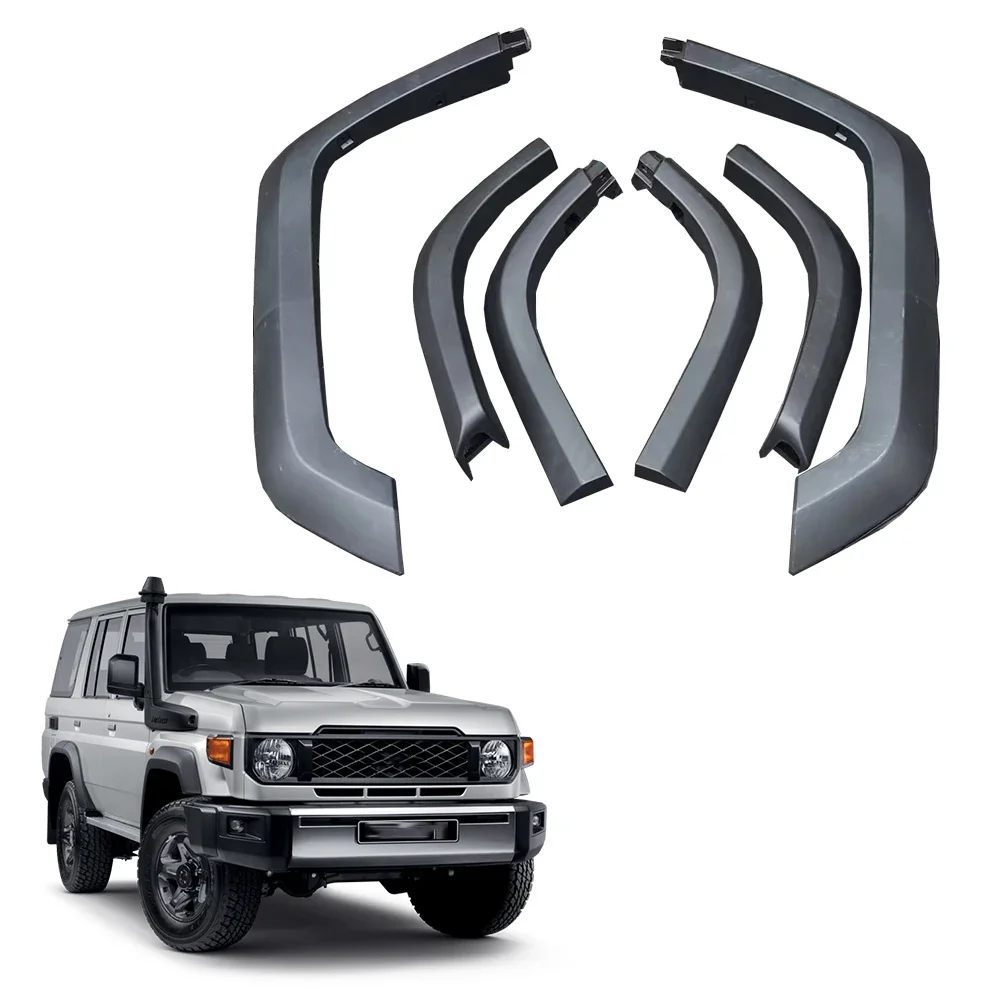 New Car Body Fender Flares for   Land Cruiser 76 Series LC76 FJ76 Dual Cab 2024 2025 Accessories