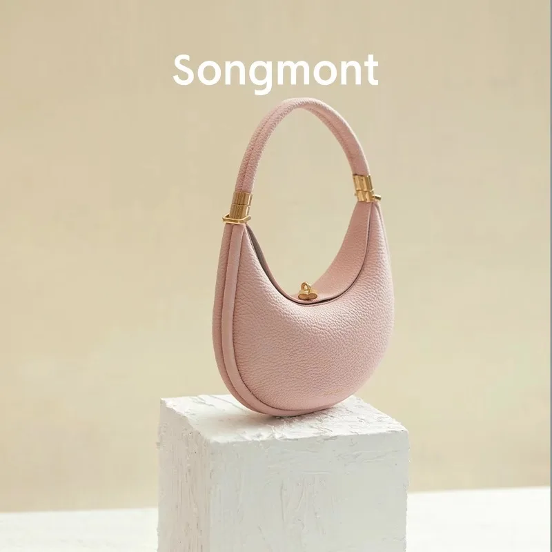 Songmont Songyue Series Medium Moon Bend Bag Designer Crescent Bag Autumn and Winter New Shoulder Underarm Bag