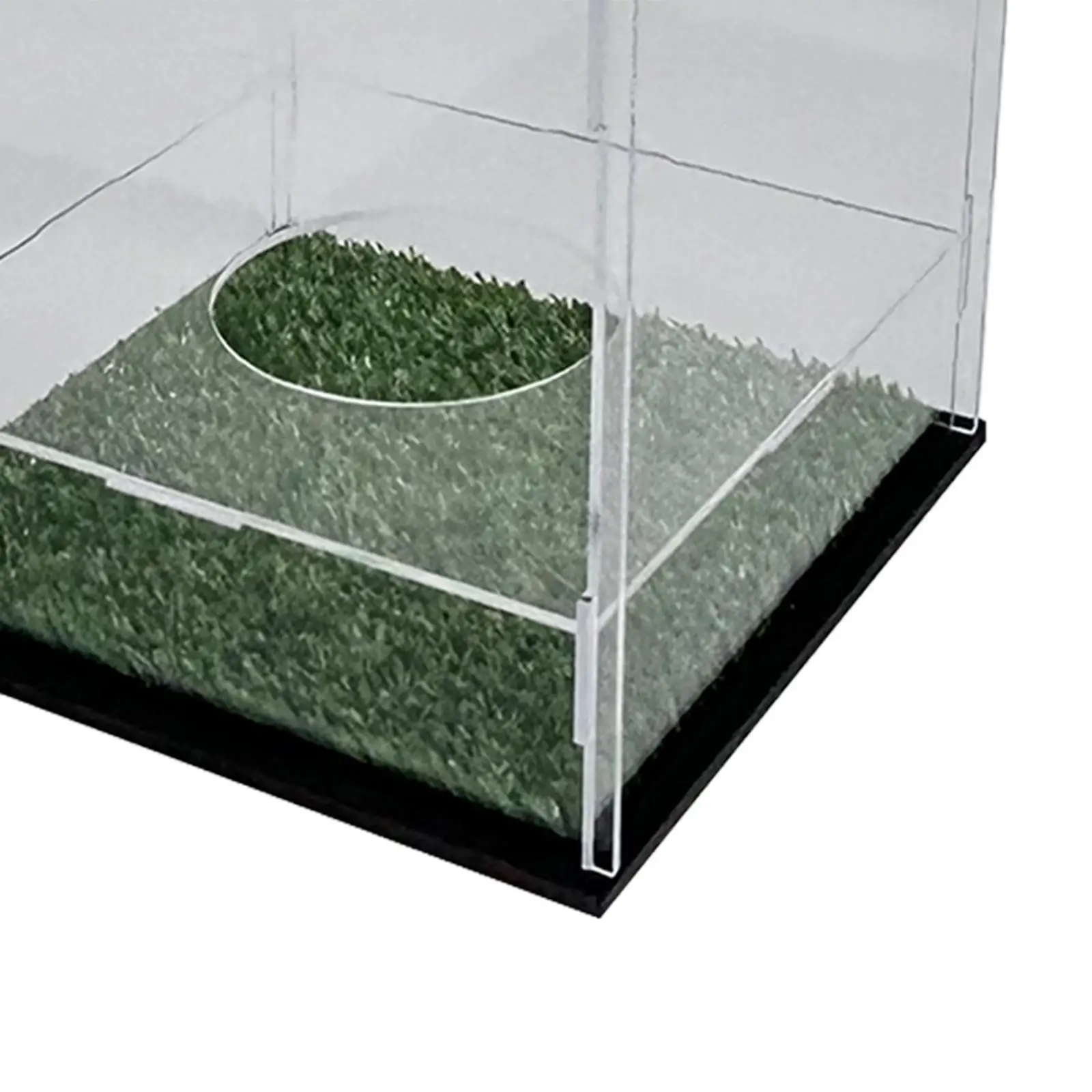 Vitrine de football en acrylique transparent, boîte de vitrine, objets de collection de sport pratiques