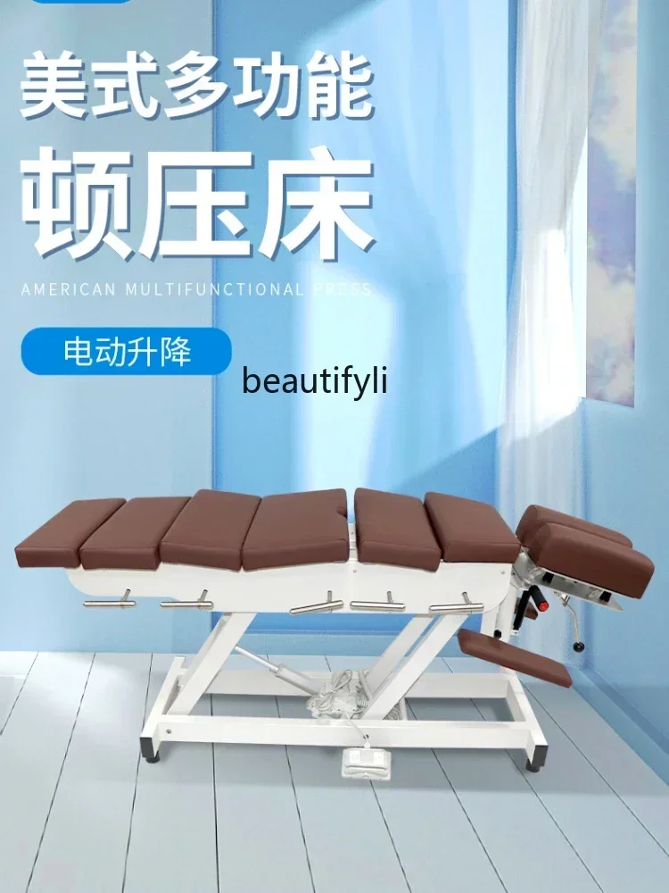 

American Pressure American Ridge Bed Spine Nursing Bone Electric Ridge facial bed massage table