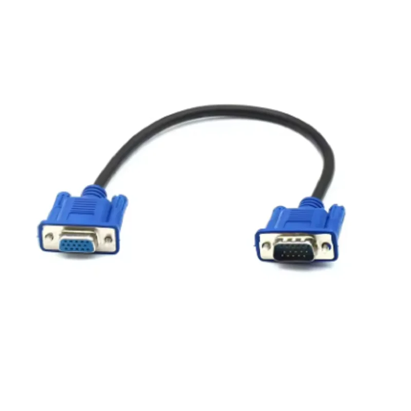 0.5m 1.5m 3m 15 Pin VGA Extension Cable VGA To VGA Male To Female Converter Cable for Computer Monitor Projector PC TV Adapter