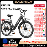 ESKUTE C100 Plus Electric Bike,250W Motor 25 km/h 36V13AH Remove Battery With SHIMANO 7-speed Electric Bicycle IP65 Waterproof