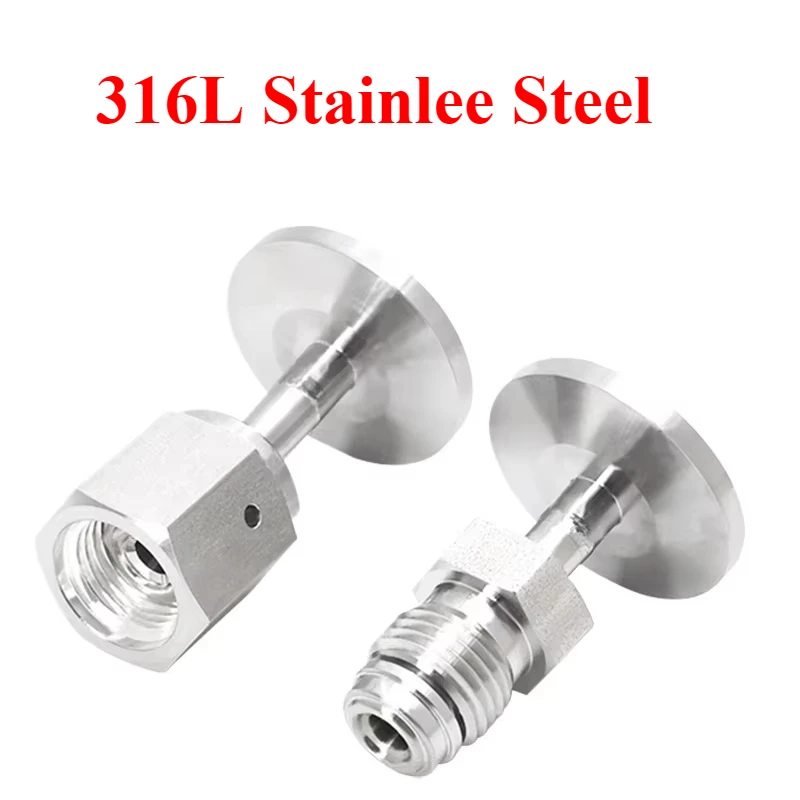 

1/8 дюйма 1/4 дюйма 3/8 дюйма 1/2 дюйма 3/4 дюйма 1 дюйм VCR «мама» и «папа» x KF16/25/40/50 вакуумный зажим Ferruel 304 и разъем для фитинга труб из нержавеющей стали 316