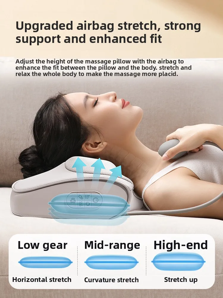 Cervical Massager Waist Back Shoulder Neck Unblocking Artifact Neck Kneading Pillow Multifunctional Massager Gift