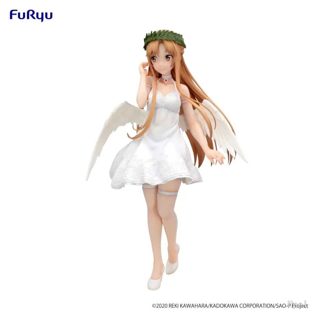 Genuine FuRyu Anime Sword Art Online Asuna BiCute Pure Figure 24cm Collections Model Toy Figures Birthday Gift view 6