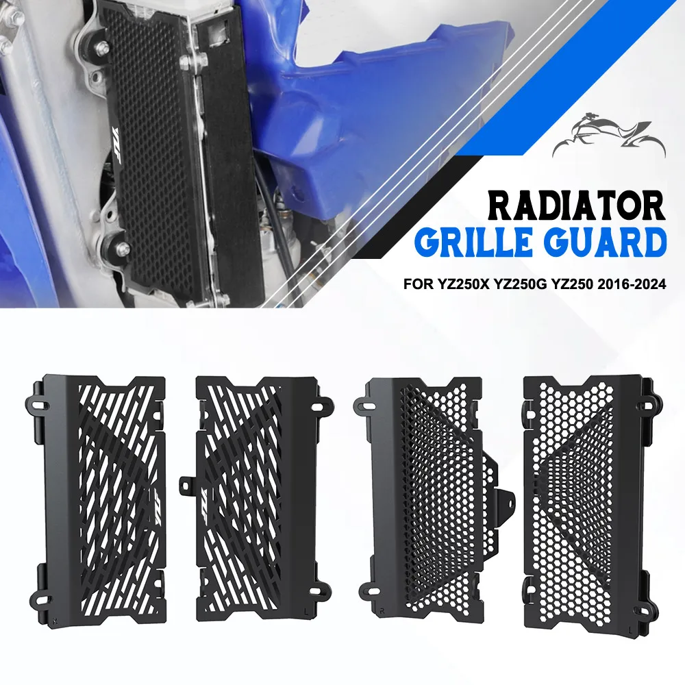 FOR YAMAHA YZ250X YZ250G YZ250 2016-2024 2023 Motorcycle Accessories Radiator Guard Grill Cover Protector Water Tank Radiator
