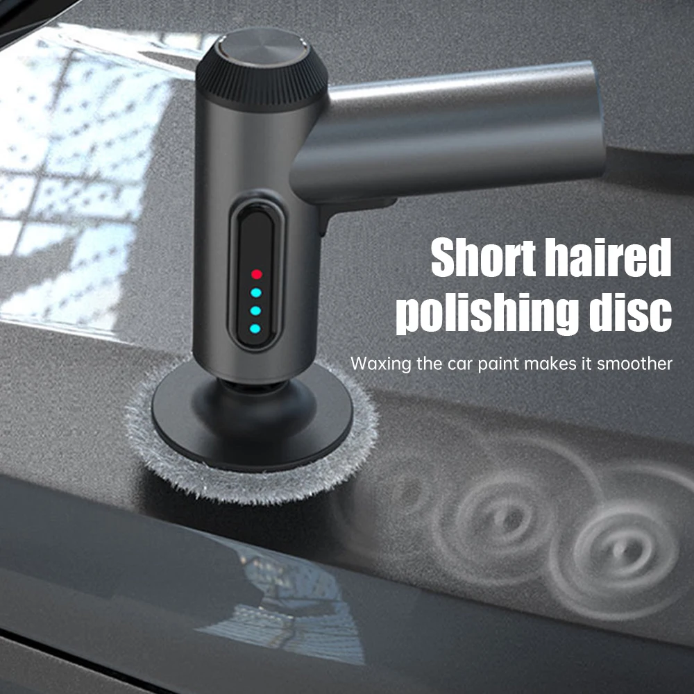 Car Polisher Handheld Wireless Polisher Car Polishing Waxing Machine Power Tool for Car Body Cleanig Waxing Repair