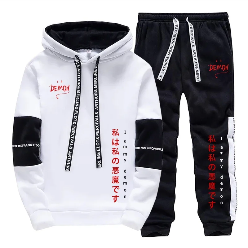 2026 New Arrival Hoodies and Sweatpants 2pcs Set Men/women Daily Casual Sports Hooded Outfit Autumn Unisex Fashion Jogging Suits view 3