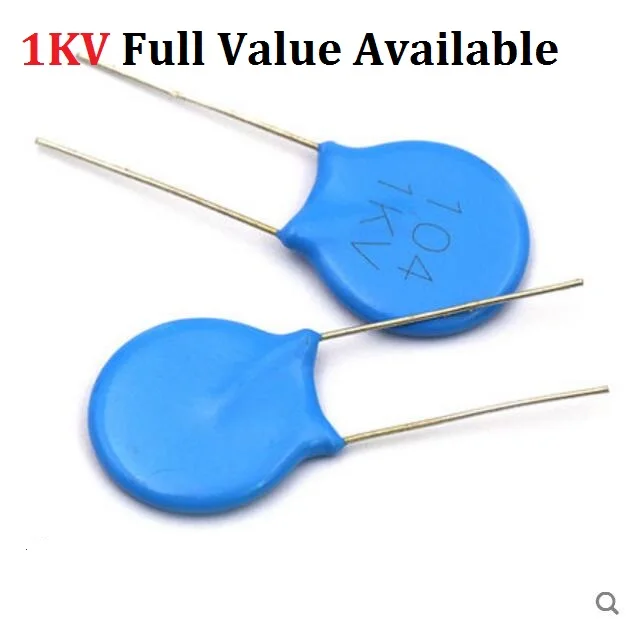 20PCS 103 10NF/472 4.7NF 1KV104 100NF/ High Voltage Ceramic Capacitor 1000V 1KV 104/103/472 Ceramic Capacitor Capacitance