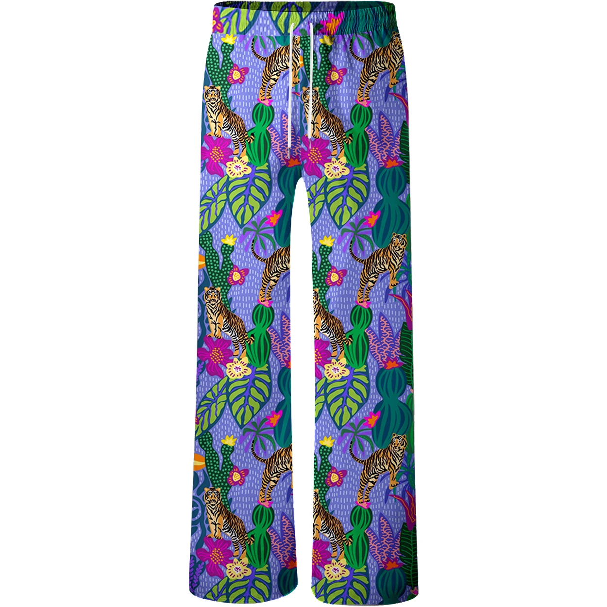 新しい3Dデジタルプリントの虎柄メンズパンツ、メンズカジュアルパンツは色褪せることなくゆったりと快適です。