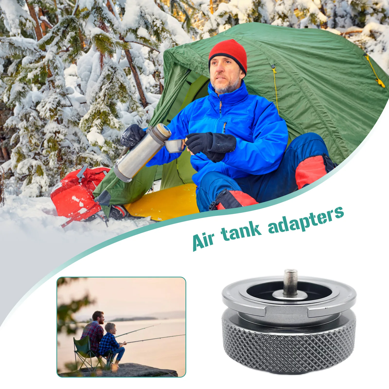 كاسيت إلى موصل خزان الغاز المسطح العملي كاسيت خزانات الغاز محول كاسيت موقد محولات التخييم الملحقات