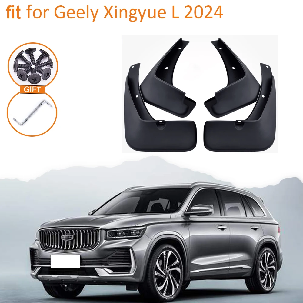 Auto for Geely Xingyue L Monjaro KX11 2023 2024 Car Accessories Mudguards Upgrade Anti-splash Guards Front Wheels Fender Mudflap