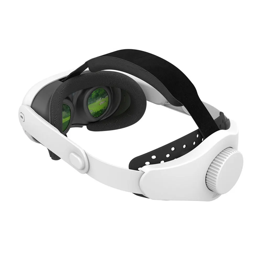 สายรัดศีรษะแบบปรับได้ Comfort ช่วยลดแรงดันของหัวที่คาดศีรษะสายรัดหัวกะทิสำหรับชุดหูฟัง Meta Quest 3 VR