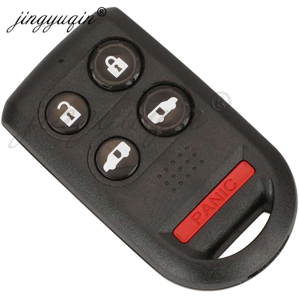 jingyuqin Car Key Shell For Honda Odyssey 2005 2006 2007 2008 2009 2010 Keyless Remote Auto Key Fob 5 6 Buttons Replacement Case