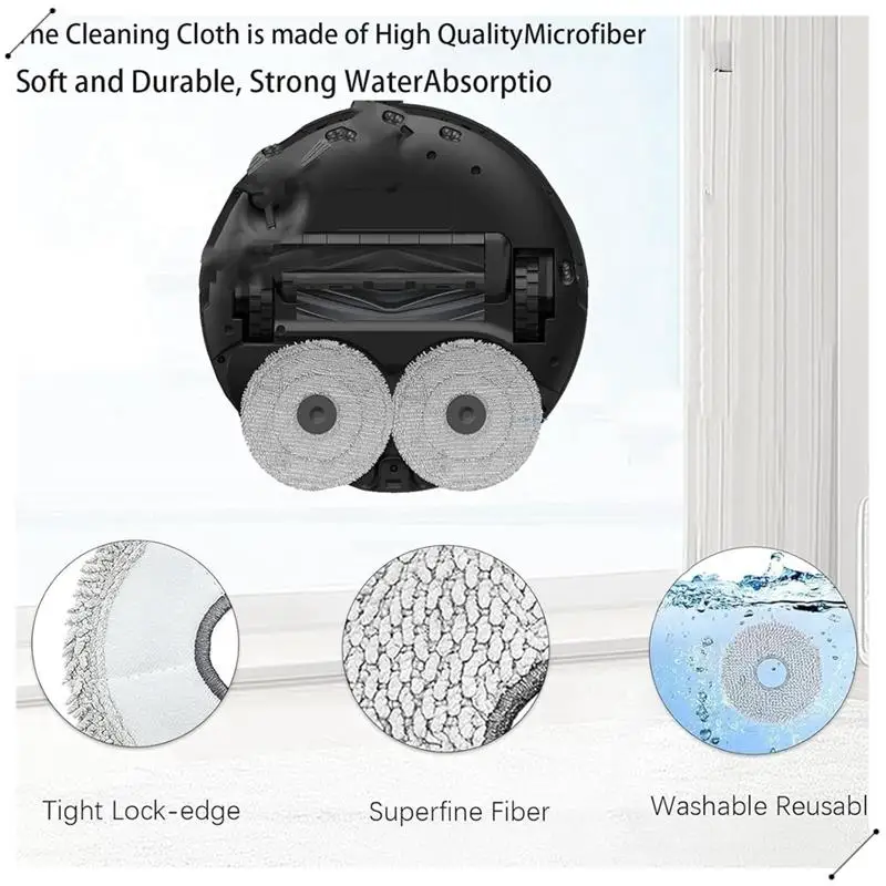 Replacement Parts Fit For Dreame Mova E30 Ultra /X30 Ultra/L10s Pro Ultra Vacuum Cleaner, Accessories Kit Brush Filters